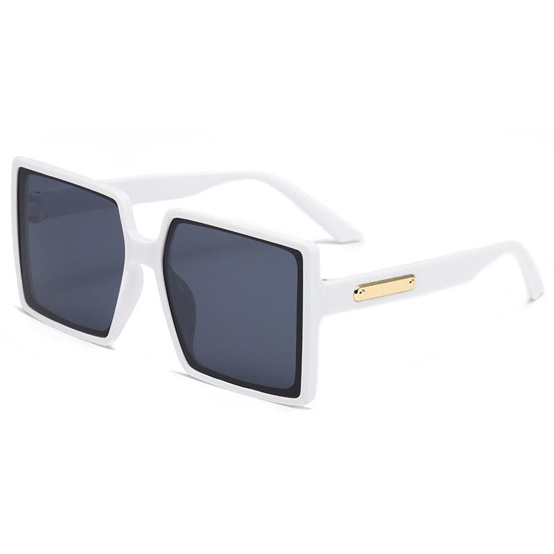 New large-frame European and American trend sunglasses fashion street shooting travel sunshade sunglasses women's square sunglasses