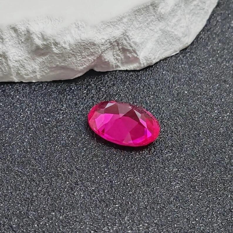 5.15 CT Natural Mogok Pink Ruby Oval Cut Flawless Loose Gemstone