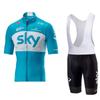 New Summer SKY Short-sleeved Overalls Cycling Suit Bicycle Men's Moisture-wicking Outdoor Clothes