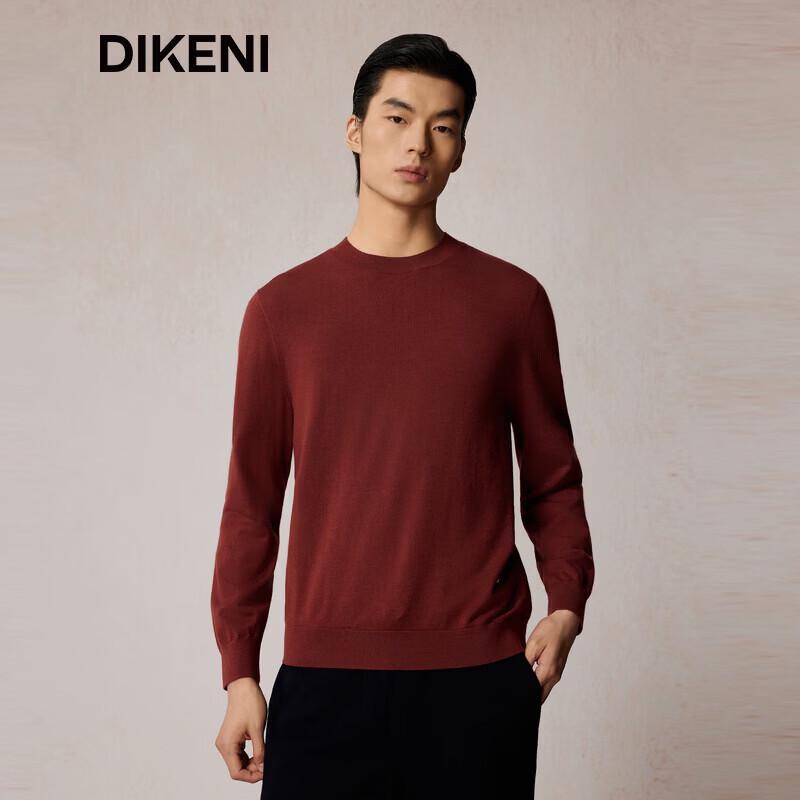 DIKENI Men's Silk-Blend Cashmere Crewneck Sweater