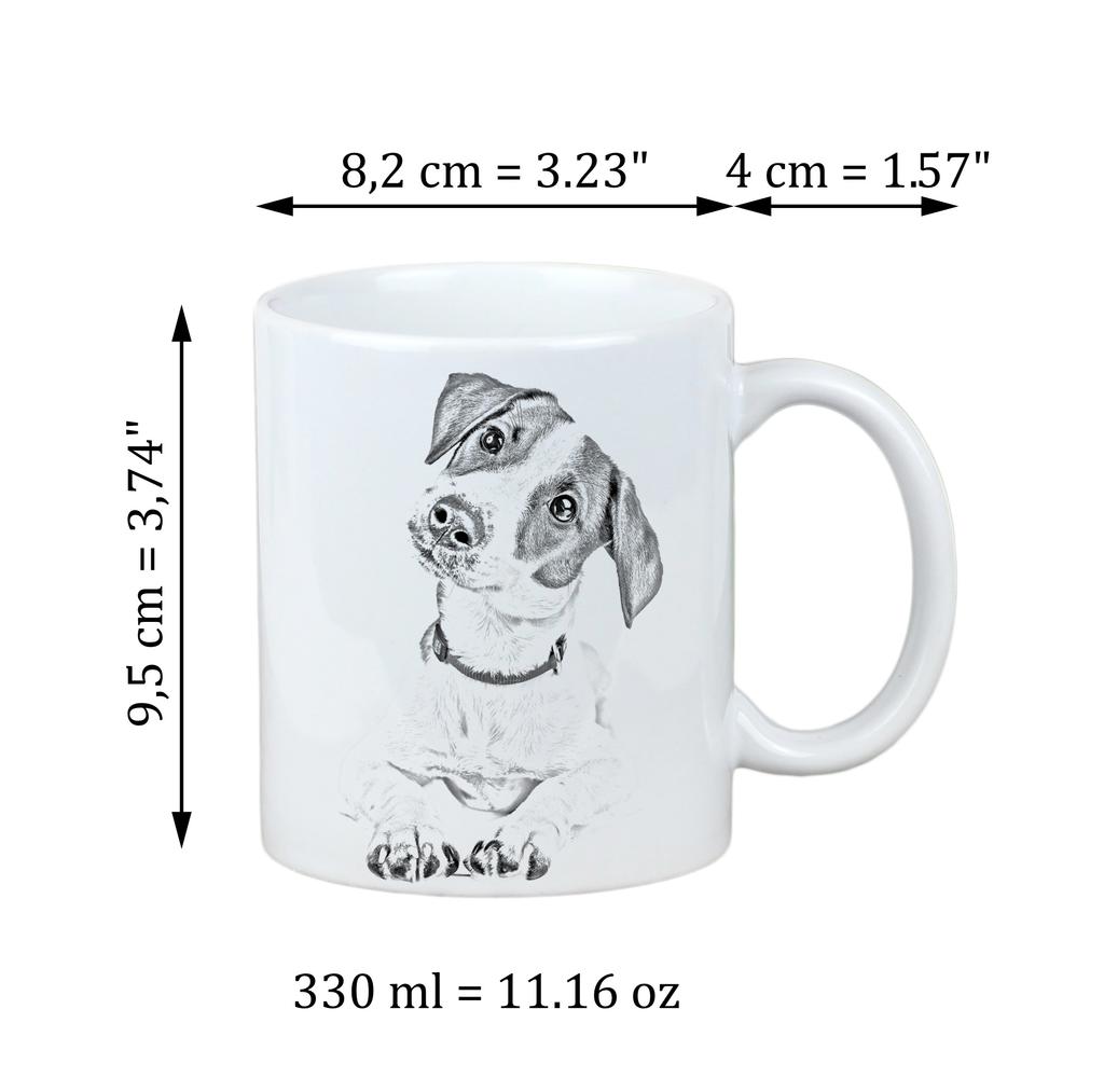 Jack Russell Terrier - Cup with a Dog, Personalized Cup with a Print, a Classic Gift for Everyone from the Art-Dog Brand