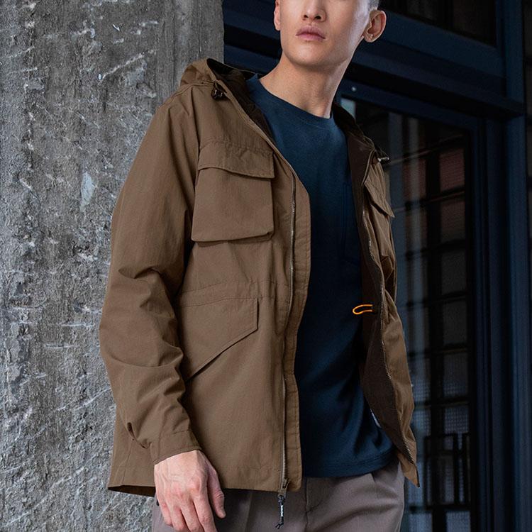 Timberland Lässiges Smartes Outfit Kapuzenjacke Herren Jacke Schokolade A2EJW-BK0