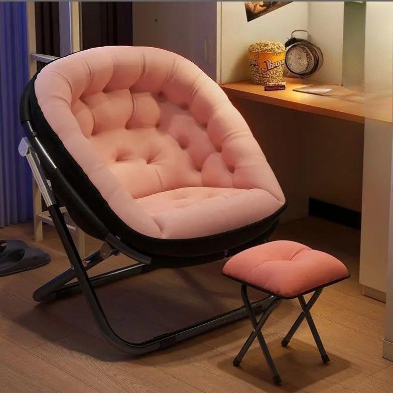 Foldable Lazy Sun Chair - Reclining Nap Sofa for Home, Dormitory & Balcony, Student Bedroom Living Room Furniture, floor chair