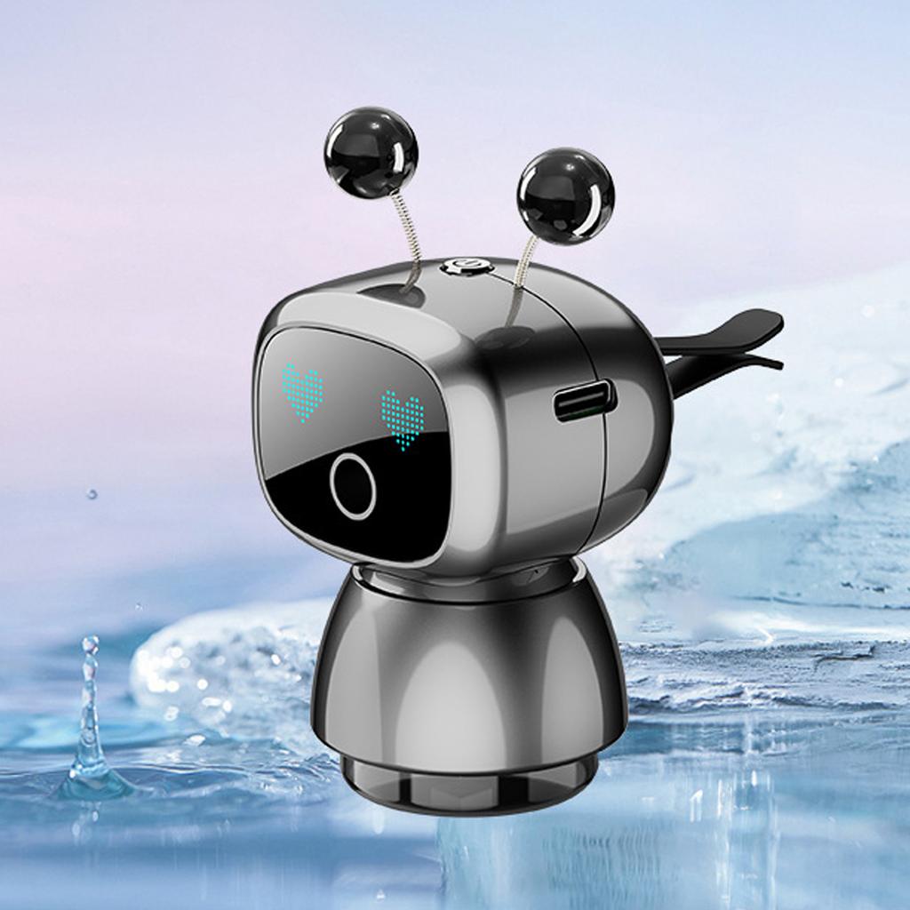 Smart Car Perfume, Cute Design, Adjustable Concentration, 50ml Natural Perfume, Portable Waterless Car Vent Clip- Perfume