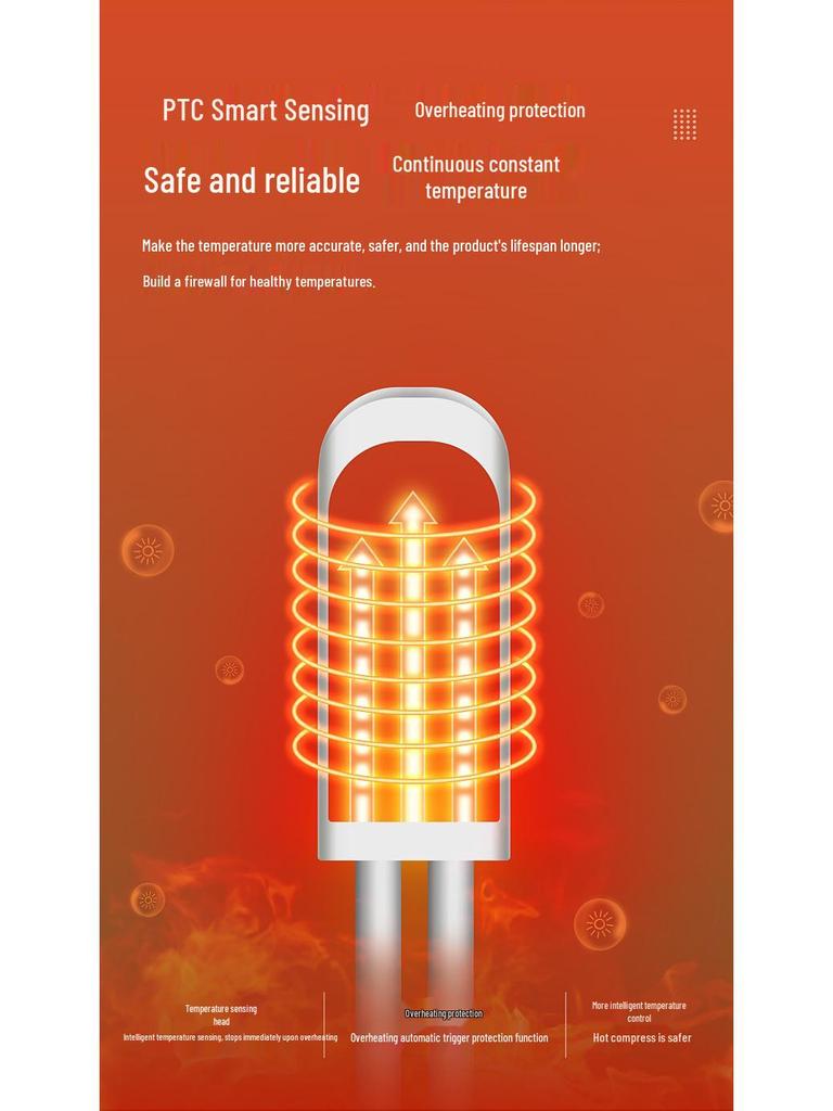 Heated Massaging High-Top Thermal Socks for Families - Thick, Warm, Electric Heated for Cold Weather