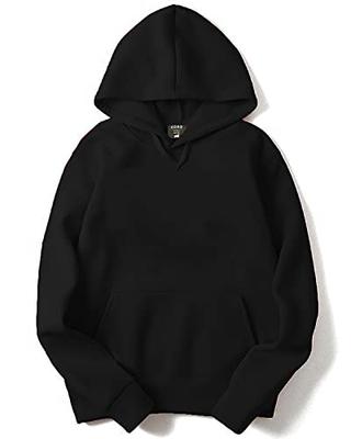 ADRO Men' Fleece Hooded Hoodie (HMPLNBL_Black_XL)