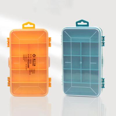 1Pc Double-Side Hardware Organizer Box Multi-use Plastic Storage Tool Case Rectangle Box Case for Electronic Parts Nuts Bolts Nails