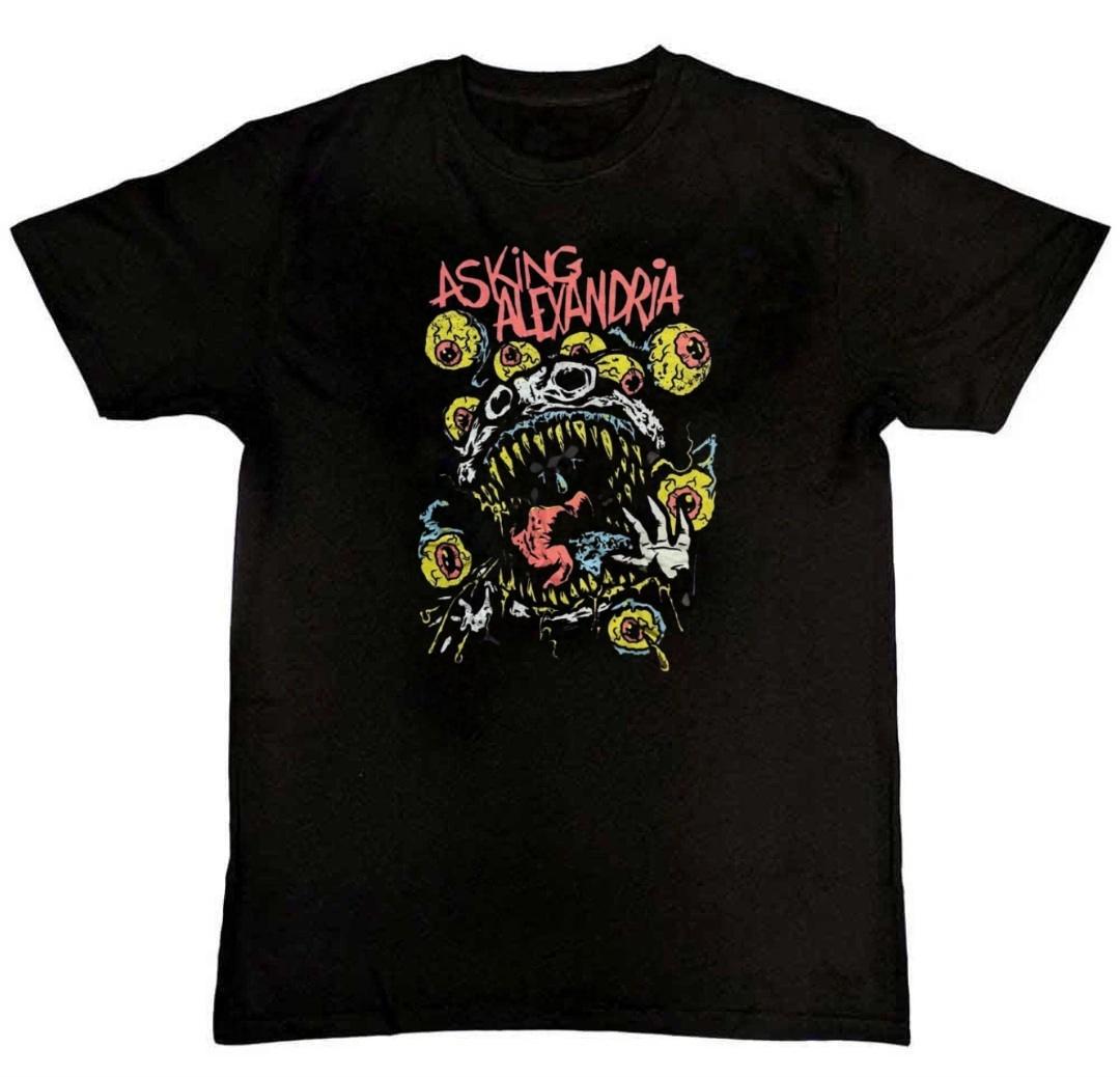Rare! Asking Alexandria 2011 Graphic Print Mens T-Shirt S-4XL M
