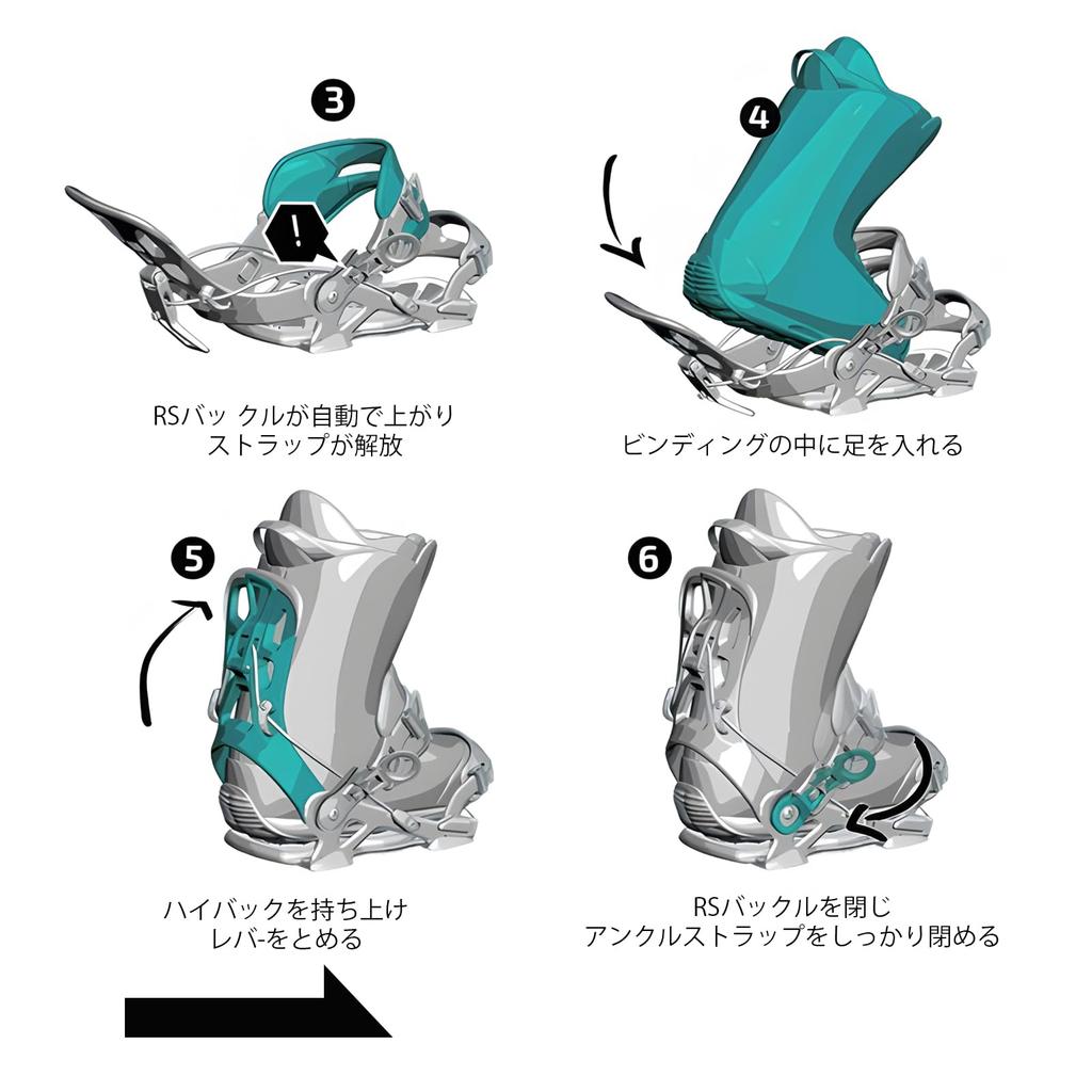 XCMAN Snowboard Lightweight Rear Entry Bindings for Men and Easy to Load and Unload Rear-Step Bindings, All-Mountain Women,