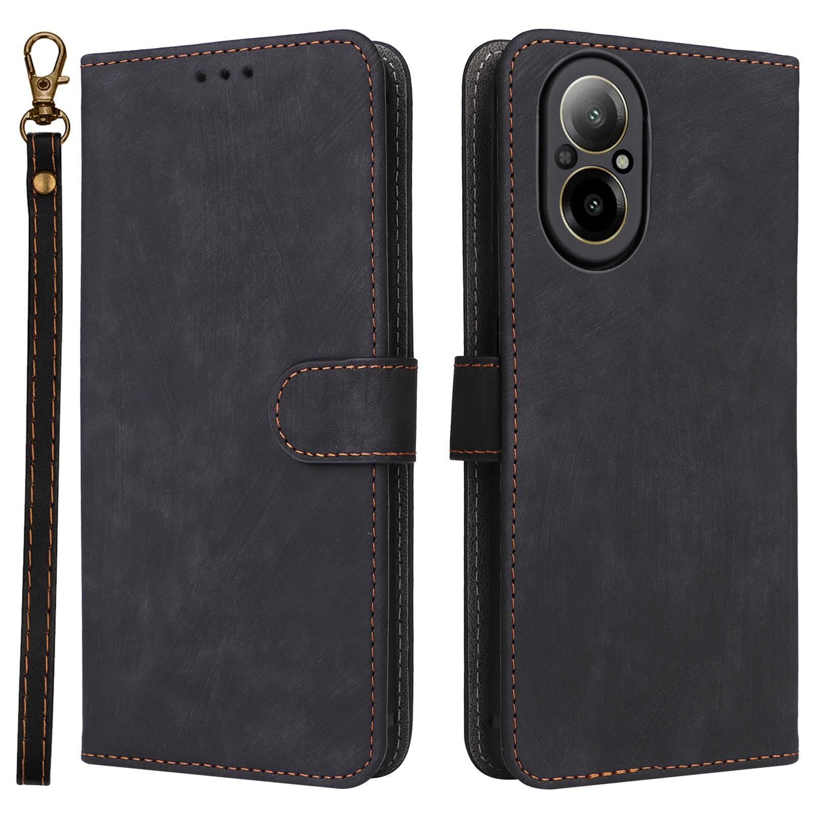

For Realme C67 4G/12 Lite 4G Case Wallet Stand RFID Blocking PU Leather Phone Cover A