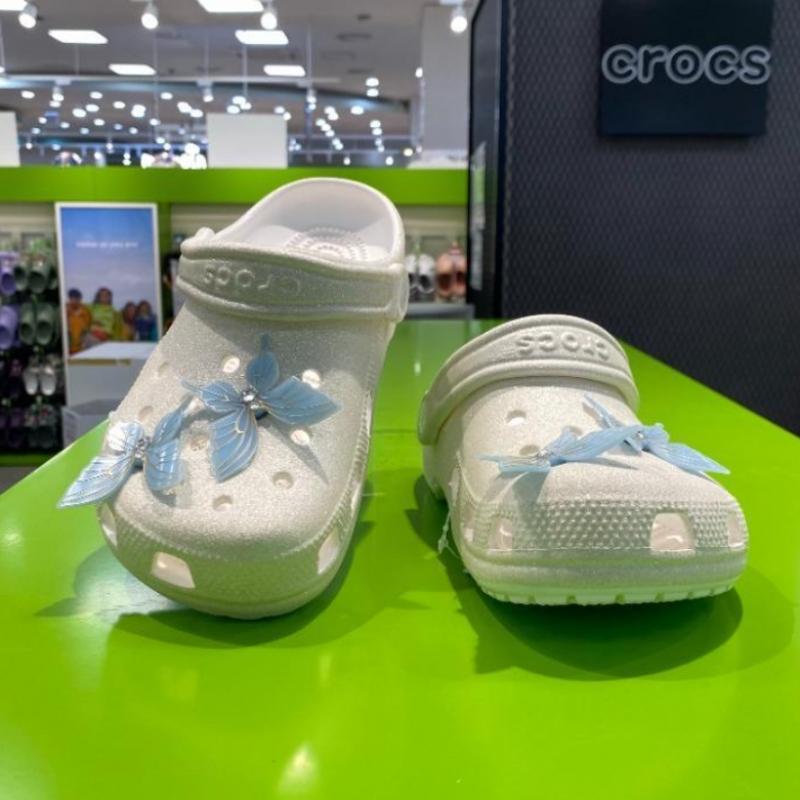 Crocs Hc02 Classic Glitter Clogs 205942 100