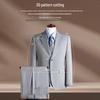 Romon Men's Slim Fit Business Casual Suit (Jacket + Pants)