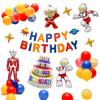 Decoración Temática de Cumpleaños de Ultraman Escena Diseño Atmósfera Niños y Niños 5 Años Fiesta de Globos Sentido de Ritual y Felicidad