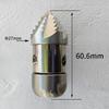 3/8 NPT Kanalreinigungsdüse für kommunale Reinigung Multifunktionale Rohrleitungsbaggerung Schnell rotierender Schlauch