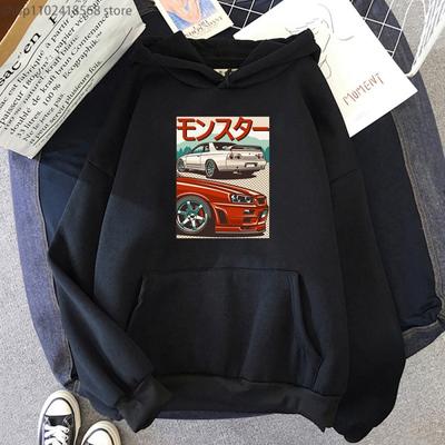 Hanorac JDM pentru bărbați CRX Initial D Stil Japonez Ret