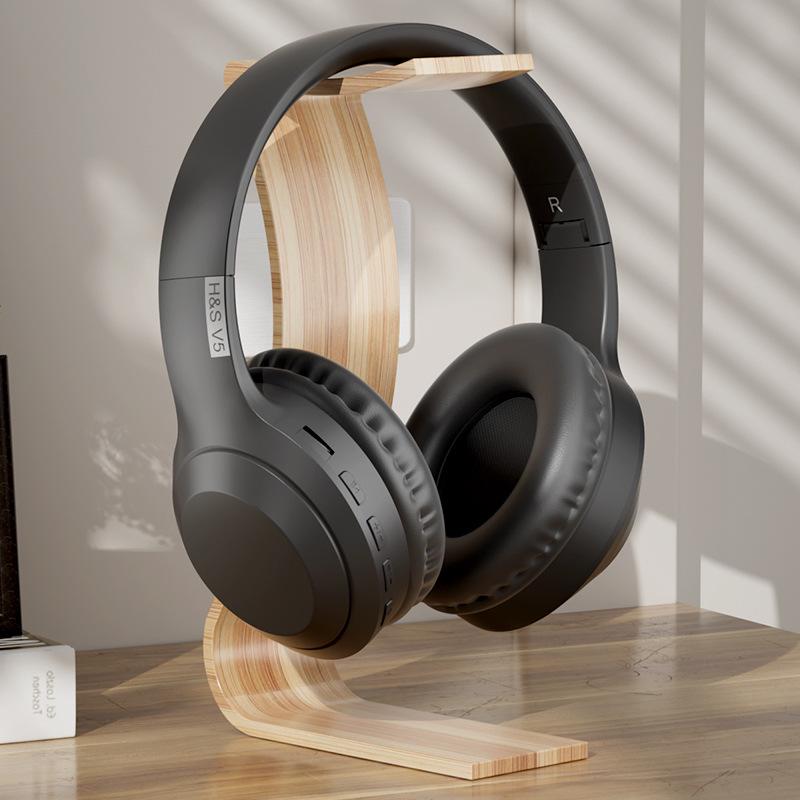 V5 Bluetooth 5.3 Over-Ear Headphones: Wireless/Wired with Microphone, Card Slot, Music & Gaming Compatibility