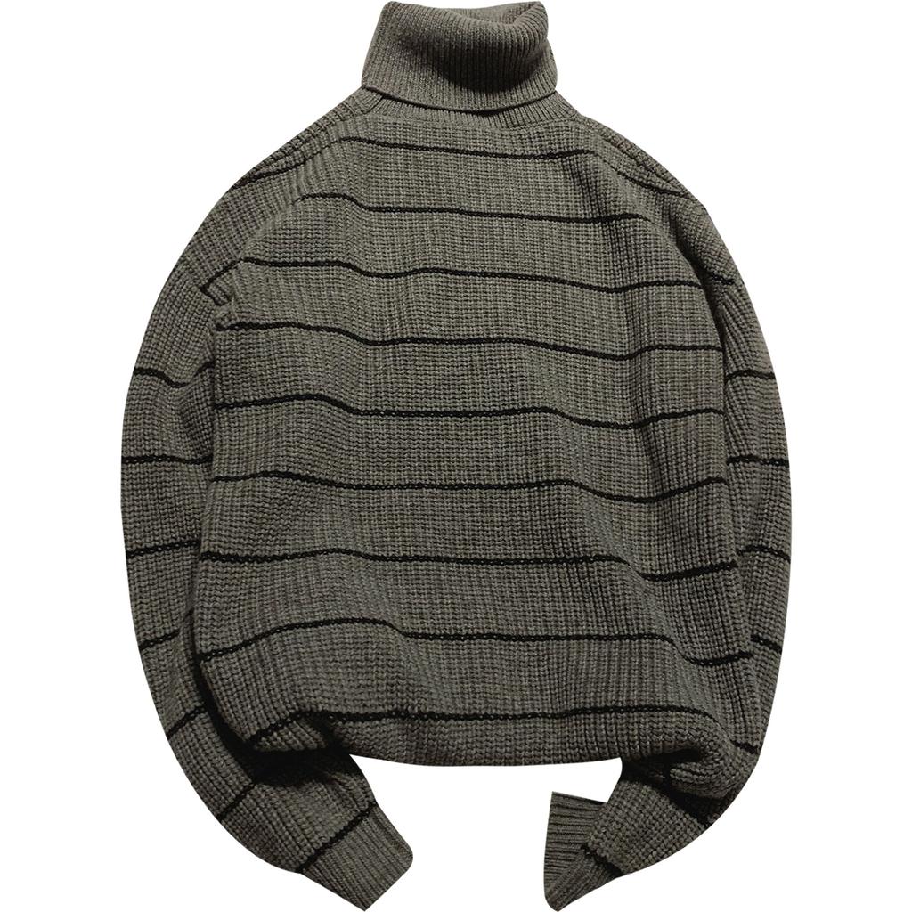 Knitted Striped Vintage Sweater Men Clothes Pullover Men Sweater Casual Men's Sweater Knit M-2XL New Arrivals
