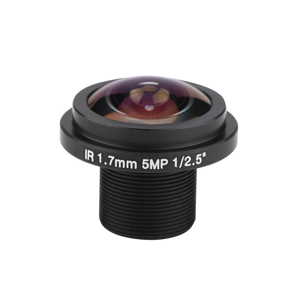 5MP HD Fisheye Security Camera Lens 1.7mm Focal Length 185 Degrees CCTV Lens for Fisheye Security Cam