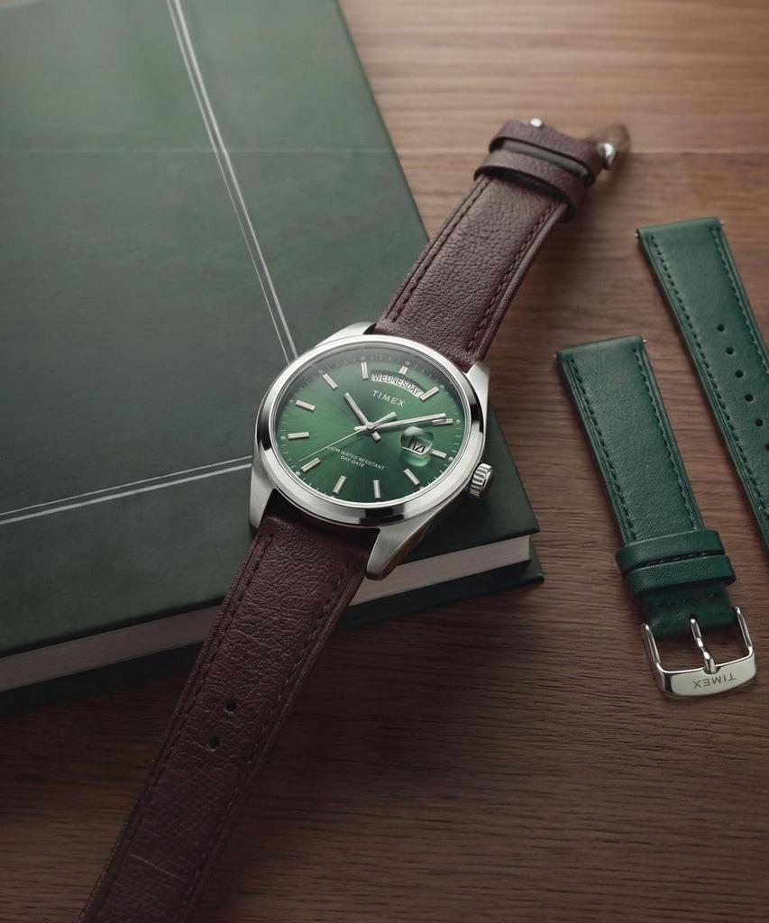 Legacy Watch Quartz 5 ATM Water Resistant Mineral Glass Green Dial TWG068800 [TIMEX] Men's [Authentic]