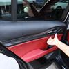 ABS Carbon Fiber For Alfa Romeo Stelvio 2017 2018   Car Interior Door Panel Trim Decor Strips Car Accessories
