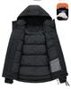 MLB & NY Collaboration Unisex Japanese Workwear White Duck Down Jacket - Warm, Cold-Proof Men's Coat.