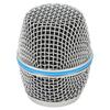Microphone Ball Head Mesh Grill Inner Foam Filter Stainless Steel Grille Mic Ball Head Replacement for Beta87A