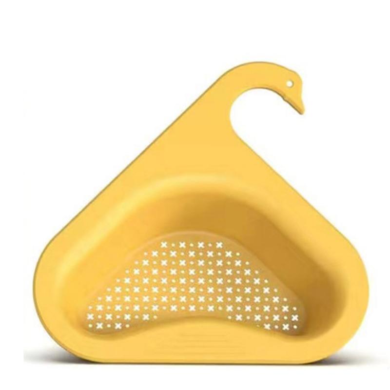 

Fruit And Vegetable Drain Basket General Kitchen Leftover Sink Strainer Sink жовтий