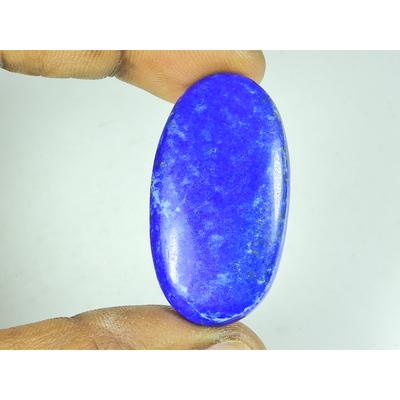 22X41X06 MM Natur Lapis Lazuli Ovale Form Cabochon Loser Edelstein 64Cts. SY-523