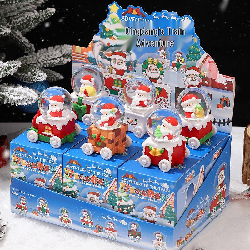 Christmas Crystal Ball Music Box Lantern Ornament