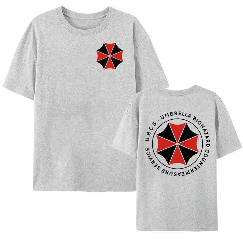 Umbrella Corporatio Logo Graphic T Shirt Resident Evil Clothing Tee Shirt Men's Y2k Harajuku Popular Cotton T-shirts Streetwear