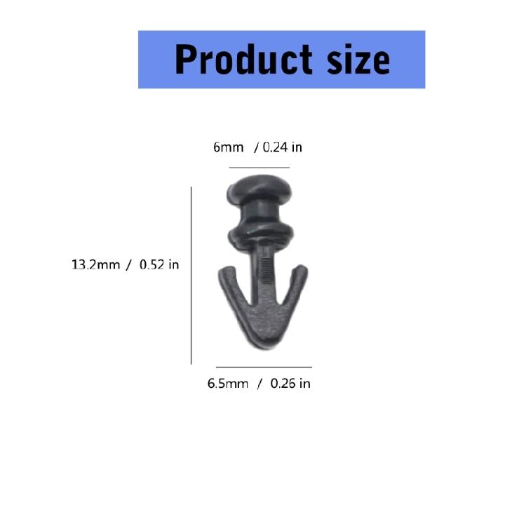 50Pcs Automotive Fastener Clips Easy Installation Lower Weatherstrip Door Seal Sill Sealing Strips Clip Rivet for MK2