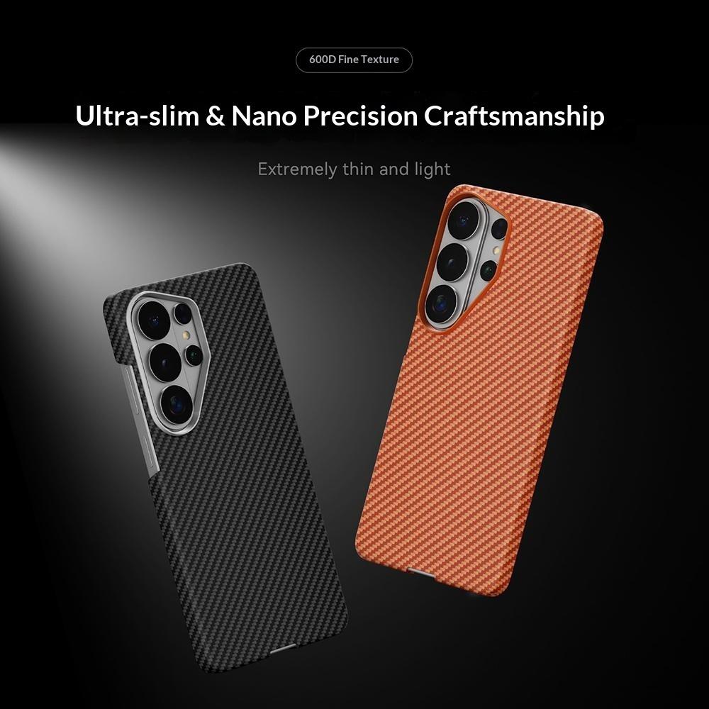 GKK For Samsung Galaxy S26 Ultra Magnetic Case 600D Fine Carbon Fiber Texture Hard PC Phone Back Cover