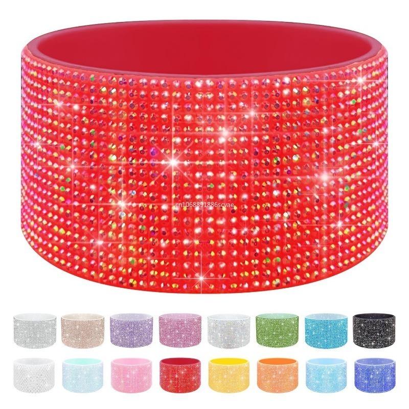 1Pcs Glitter Silicone Cup Base Cover Non-slip Boot Sleeve for Stanley Cups Water Bottle Bottom Protective Sleeve Cup Accessories