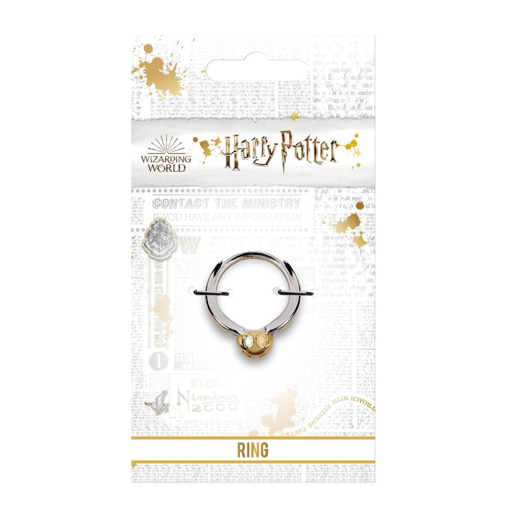 Harry Potter Stainless Steel Golden Snitch Ring Medium