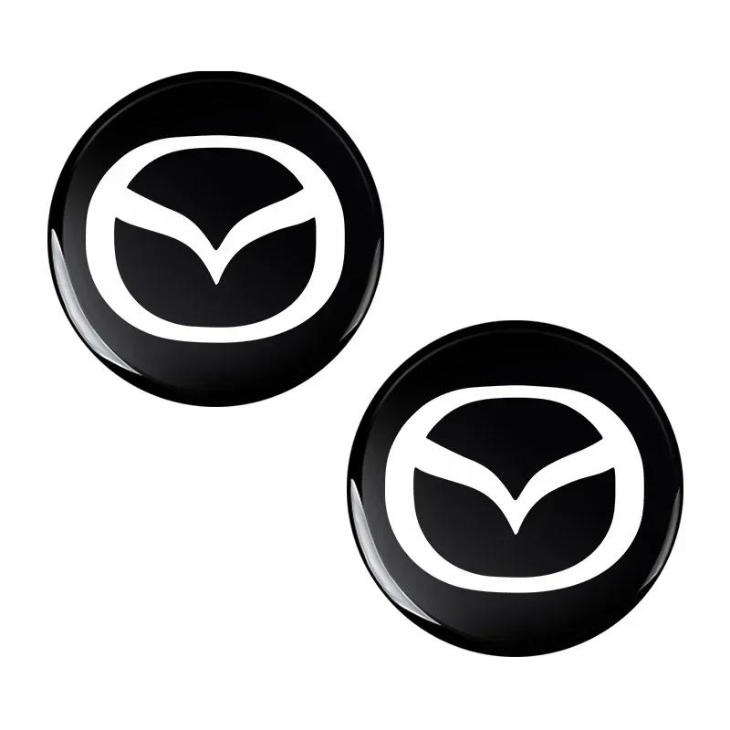 

Auto Accessories Car Remote Key Emblem Logo Sticker Decoration Decals For Mazda 2 3 4 5 6 7 8 ATENZA Axela 6 323 626 RX8 CX6 CX5