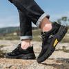 Autumn Winter Men's Leisure Breathable Travel Shoes Low-top Hiking Shoes Non-slip Wear-resistant Outdoor Mountaineering Shoes