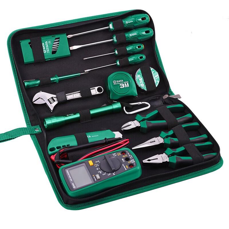 SATA 21-Piece Household & Electrician Tool Set