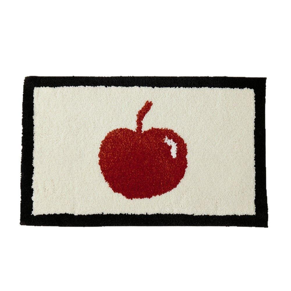 Bathroom Floor Mat Household Absorbent Foot Mat Toilet Washable Door Mat Simple Striped Imitation Cashmere Floor Mat