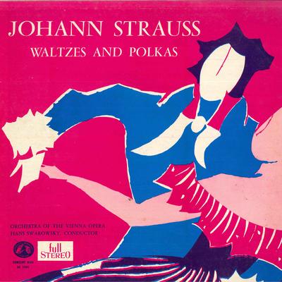 LP Record HANS SWAROWSKY ORCHESTRA OF THE VI  Johann Strauss Waltzes And Polkas M2186 CONCERT HALL Japan Classical Used