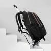 School Bag Roller Student Backpack 6 Wheels ZRY5203