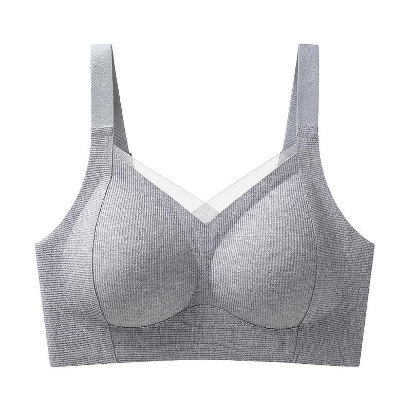 Anti-sagging lift upper support autumn and winter new seamless beauty back collection breast no steel ring bra