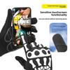 1 Pair Skeleton Design Cycling Gloves Breathable Touchscreen Gloves  Cycling Sports