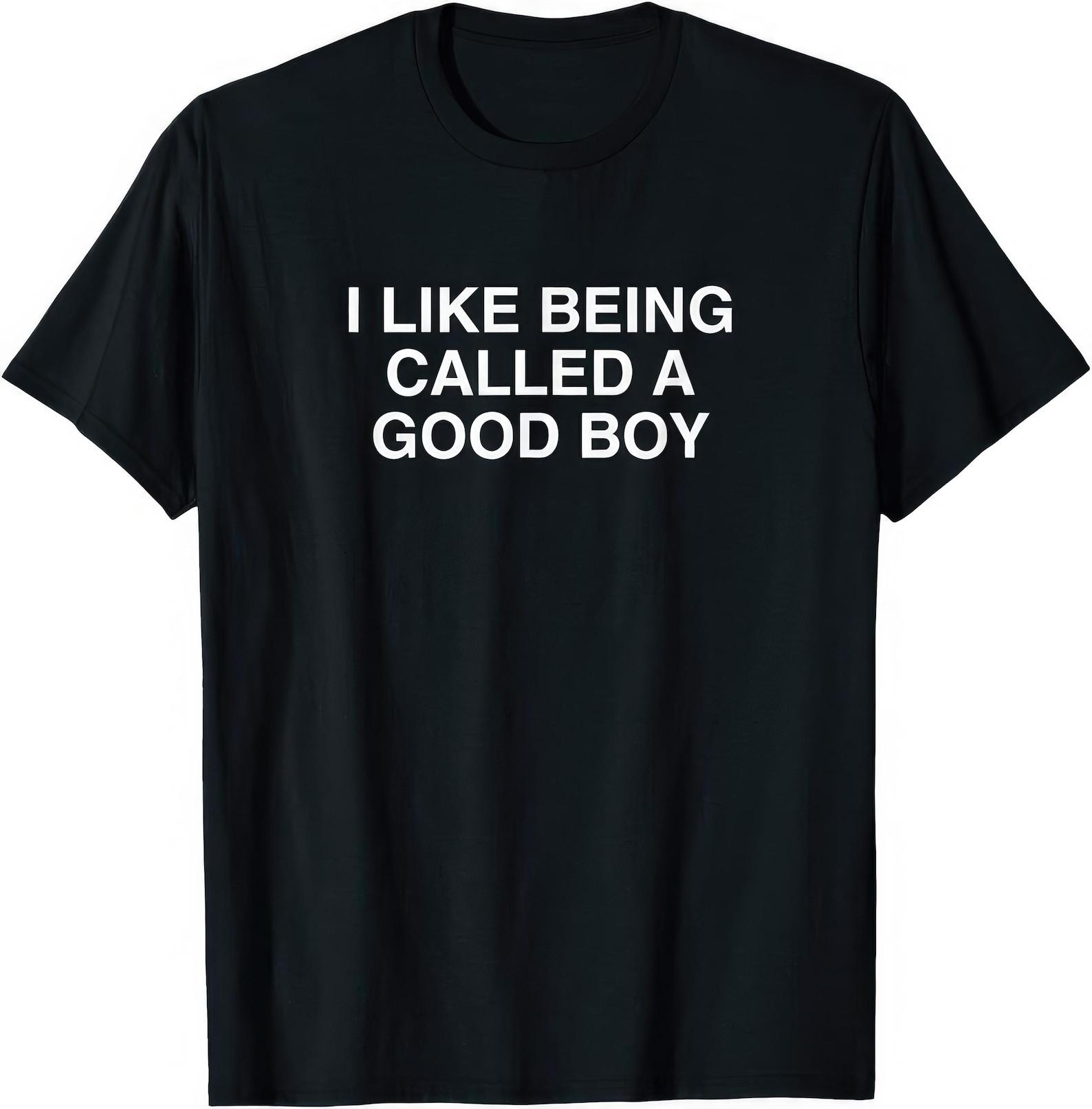 I Like Being Called A Good Boy Funny Joke Rude Humor T shirt 4XL