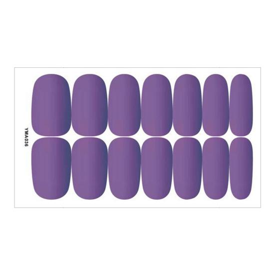 Wraps Adesivi per Unghie Leggeri Delicati Resistenti allo Sbiadimento Colore Unico Slider per Unghie