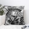 Jojo Steel Ball Run Pillow Cover Square Cushion Cover Vintage Pillow Case For Living Room Bed Chair