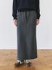 SIYAZU Sist9069 Fatigue Banding Sweat Skirt_Charcoal