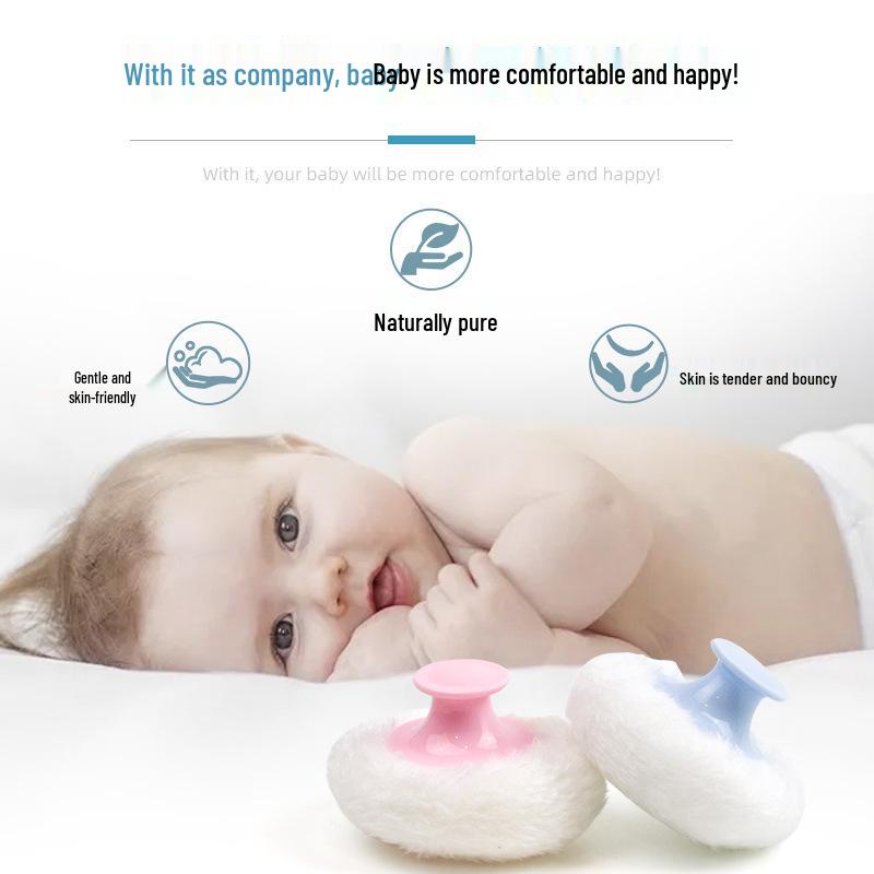 Portable Baby Powder Box with Special Puff Pad for Newborn Prickly Heat