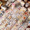 Retro Scenery Washi Tape: Sugar Poetry & Creative Plant Collage for DIY Journals