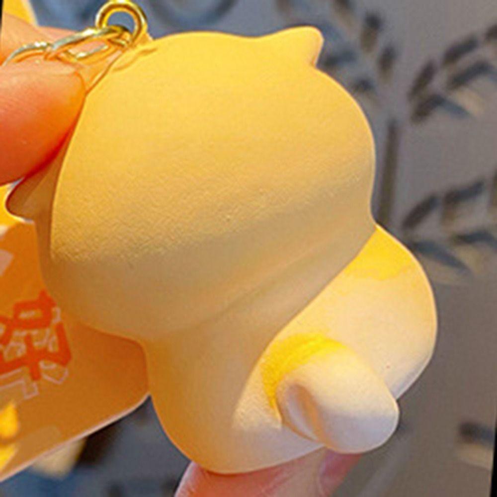 Roztomilý pes Shiba Inu Klíčenka na klíče od auta Kreslený přívěsek na tašku Kreativní kroužek na klíče od auta Pro pár