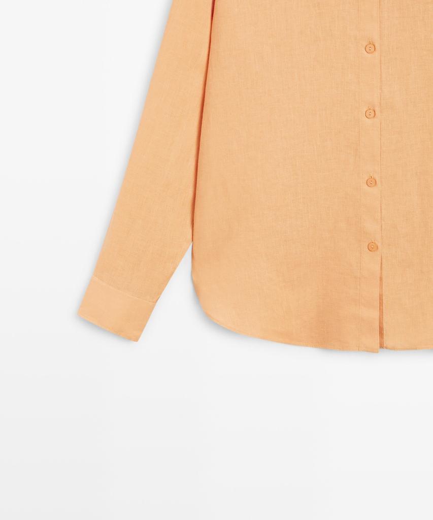Masimodutti 100% Linen Loose Fit Shirt